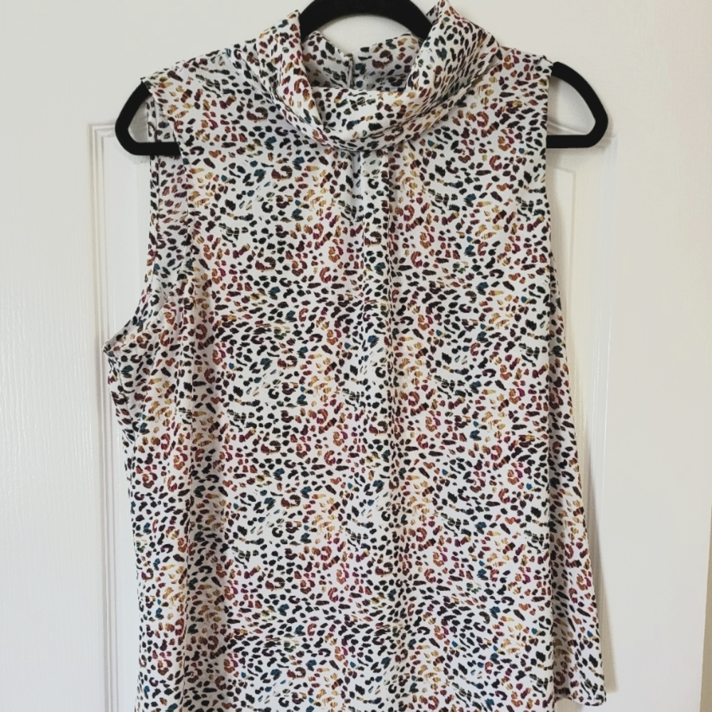 Apt. 9 XL Animal Print Blouse